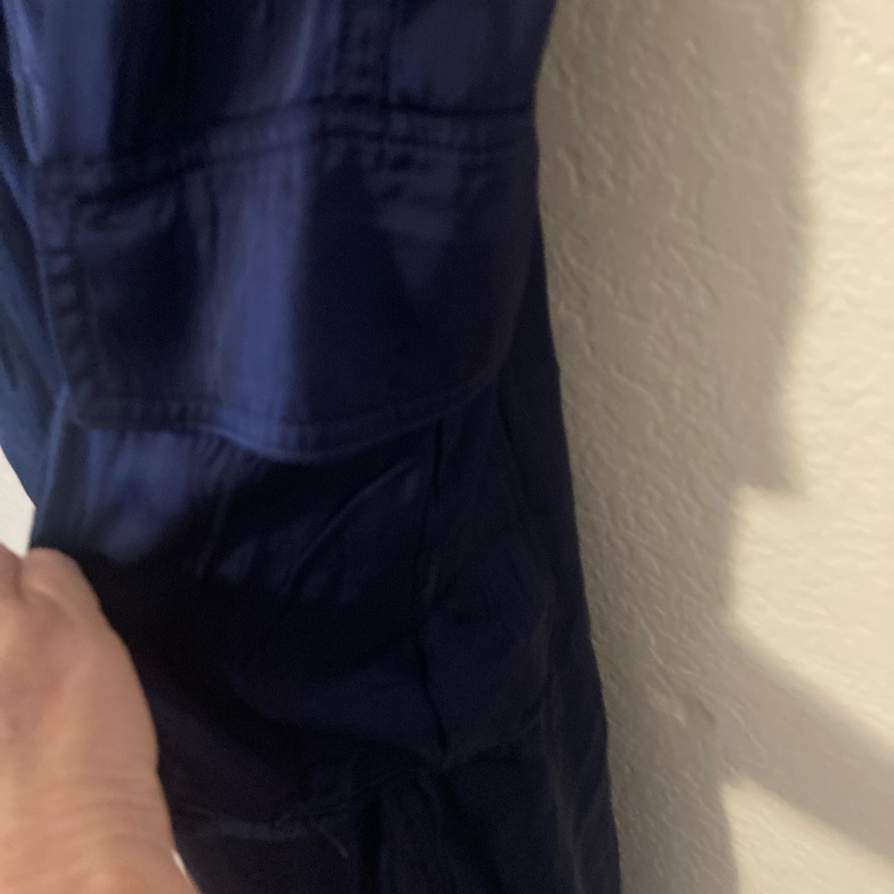 Aerie Navy Track pans cargo pocket - Picture 4 of 5